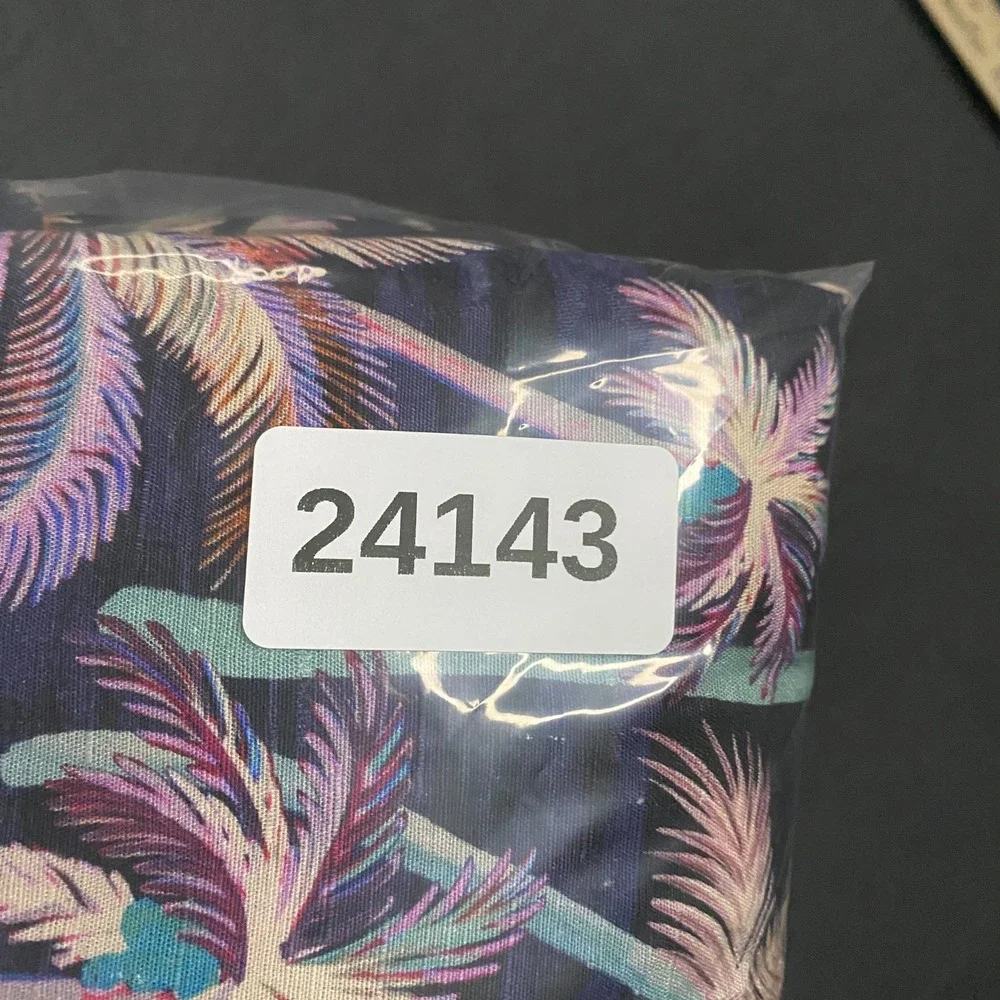 Scotch & Soda Palm Tree Printed 2 Piece Suit size XL 32x28 Linen Lightweight